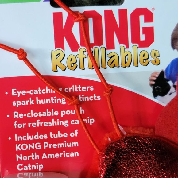 Kong Cat Toy Refillable s CRAB w/ Catnip ... New! - Picture 2 of 2